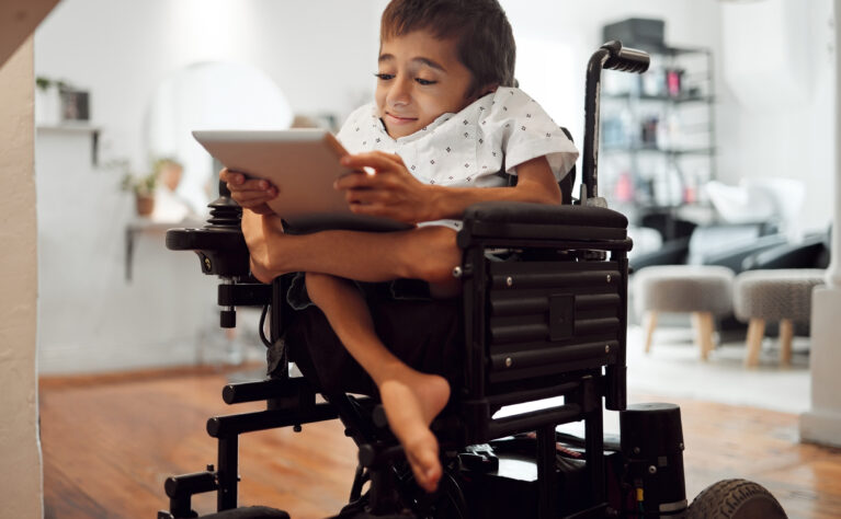 CYSHCN child in a wheelchair
