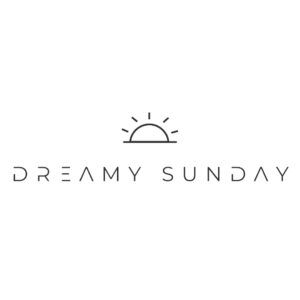 Dreamy Sunday's black and white sun and typeface