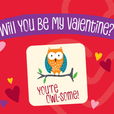 Owl Valentine - You're Owl-some!