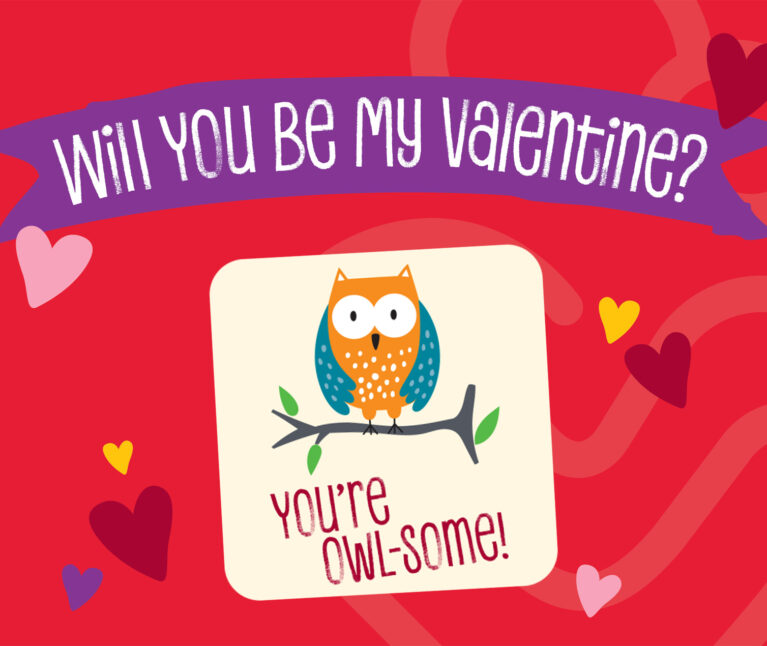 Owl Valentine - You're Owl-some!