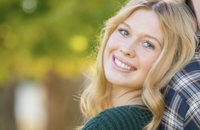 Former Packard Children's neurology patient smiling at the camera.