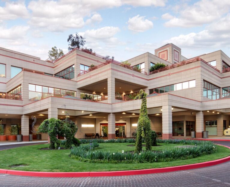 Exterior of the Lucile Packard Children's Hospital Stanford