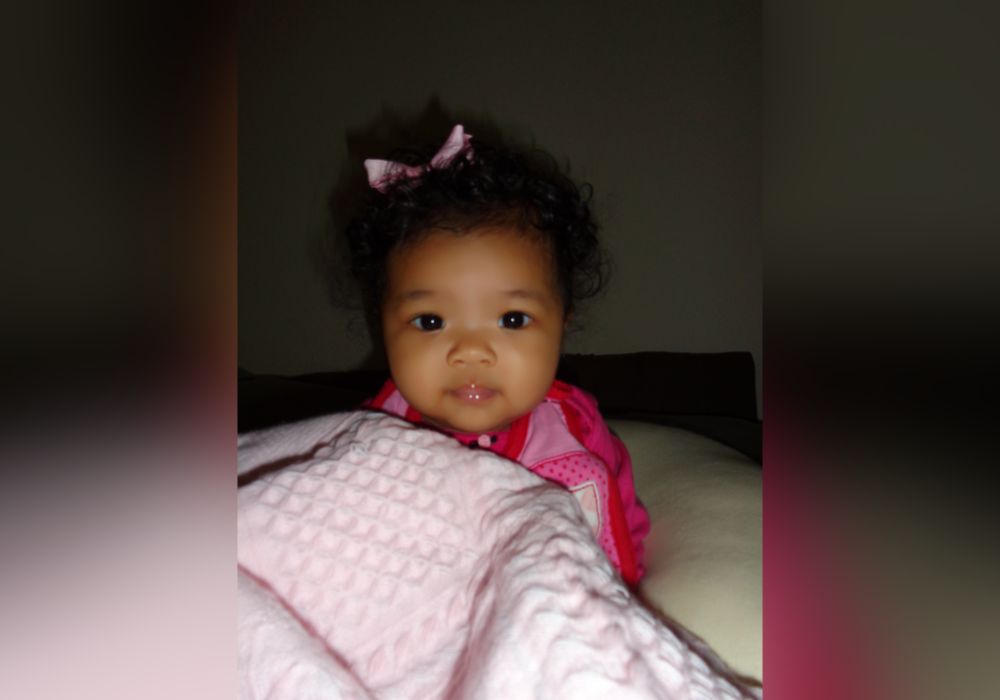 Baby photo of Cece.