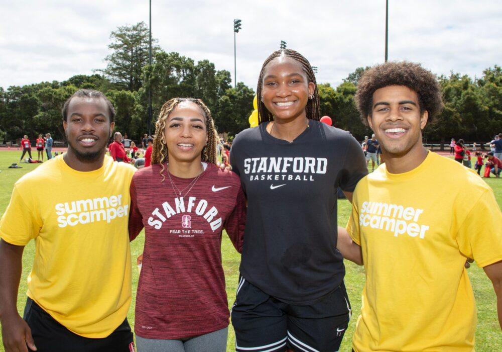 Participants of Summer Scamper posing for camera.