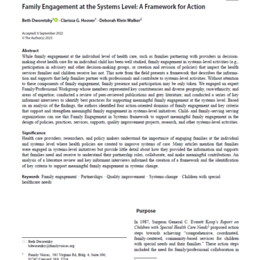 Cover of journal article