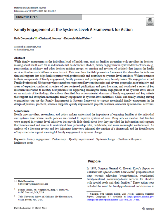 Cover of journal article