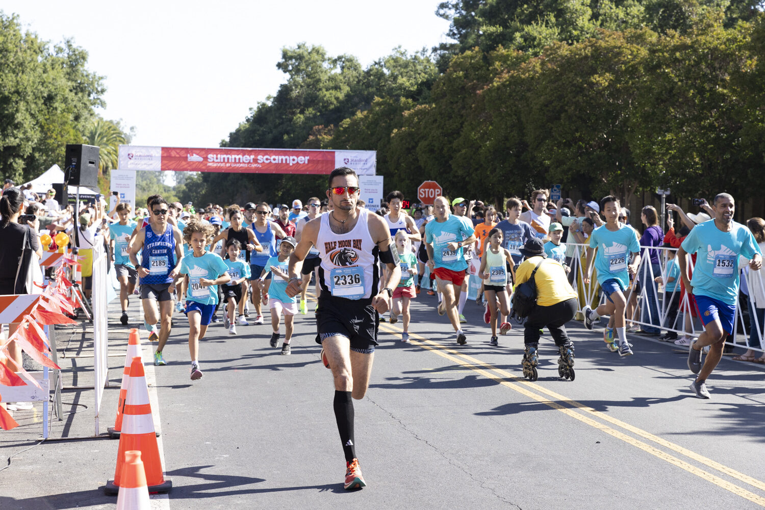 Group of people participating in 2024 Summer Scamper.