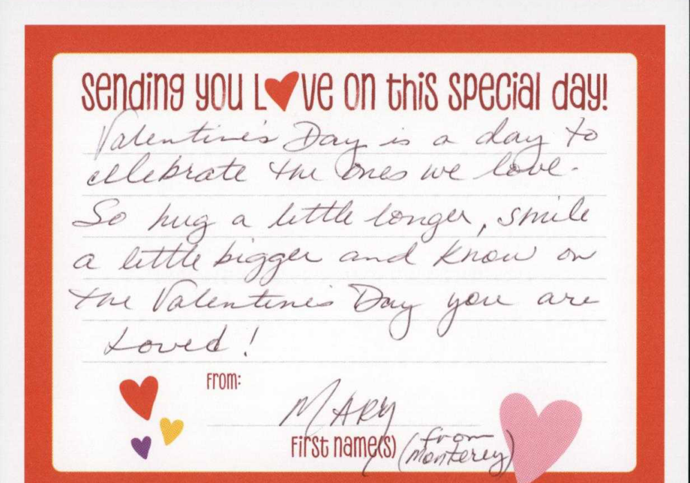Valentines Mailer Response- mary
