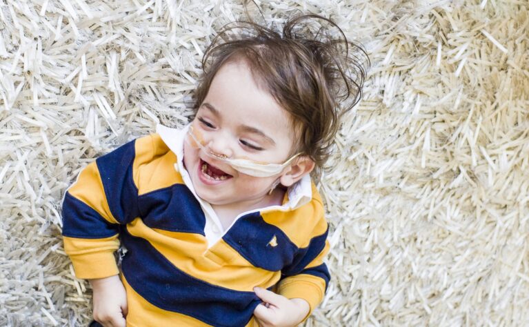 Young patient smiling