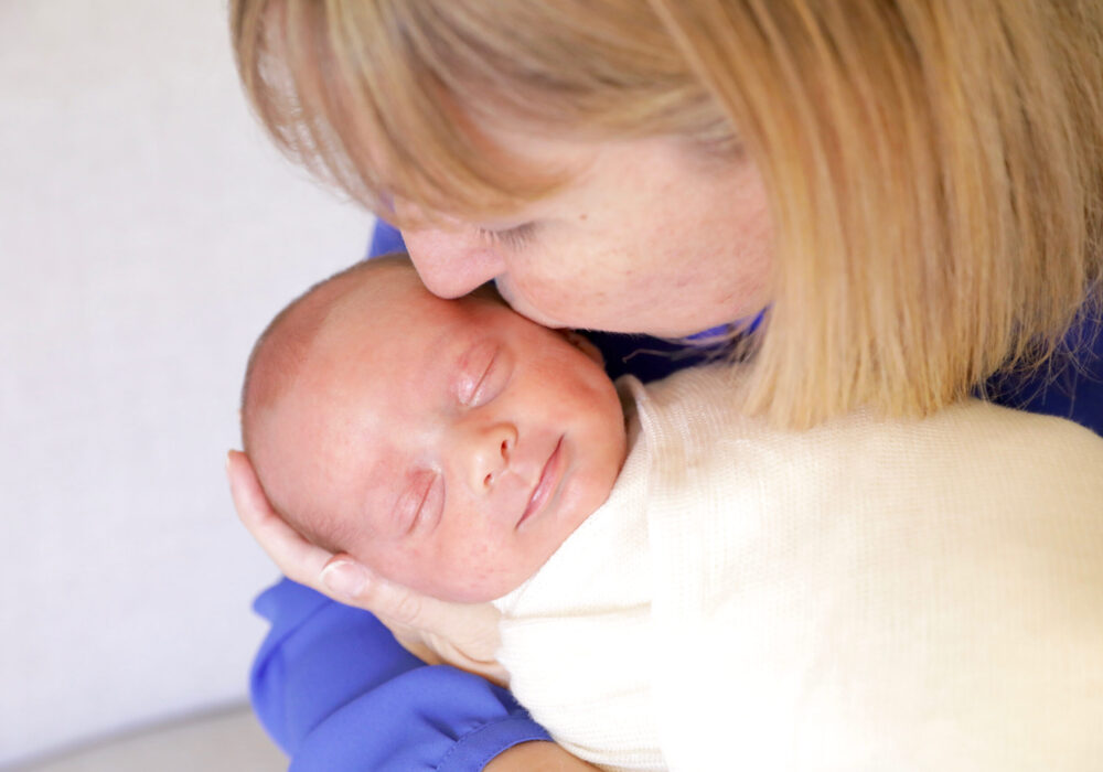 Sammy and Marni received expert care in our Johnson Center for Pregnancy and Newborn Services. Marni had a high-risk pregnancy and was diagnosed with pre-eclamsia. Her care team monitored her closely to avoid seizures and other dangerous complications. They guided her through labor and Sammy was born a healthy baby. Today Marni and Sammy are thriving and were 2019 Summer Scamper Patient Heroes. PLEASE NOTE: This family does not want their last name published in materials. 
Marni was a patient of Dr. Yasser El-Sayed. These photos were provided by the family. Family does NOT want Sammy's last name used anywhere.